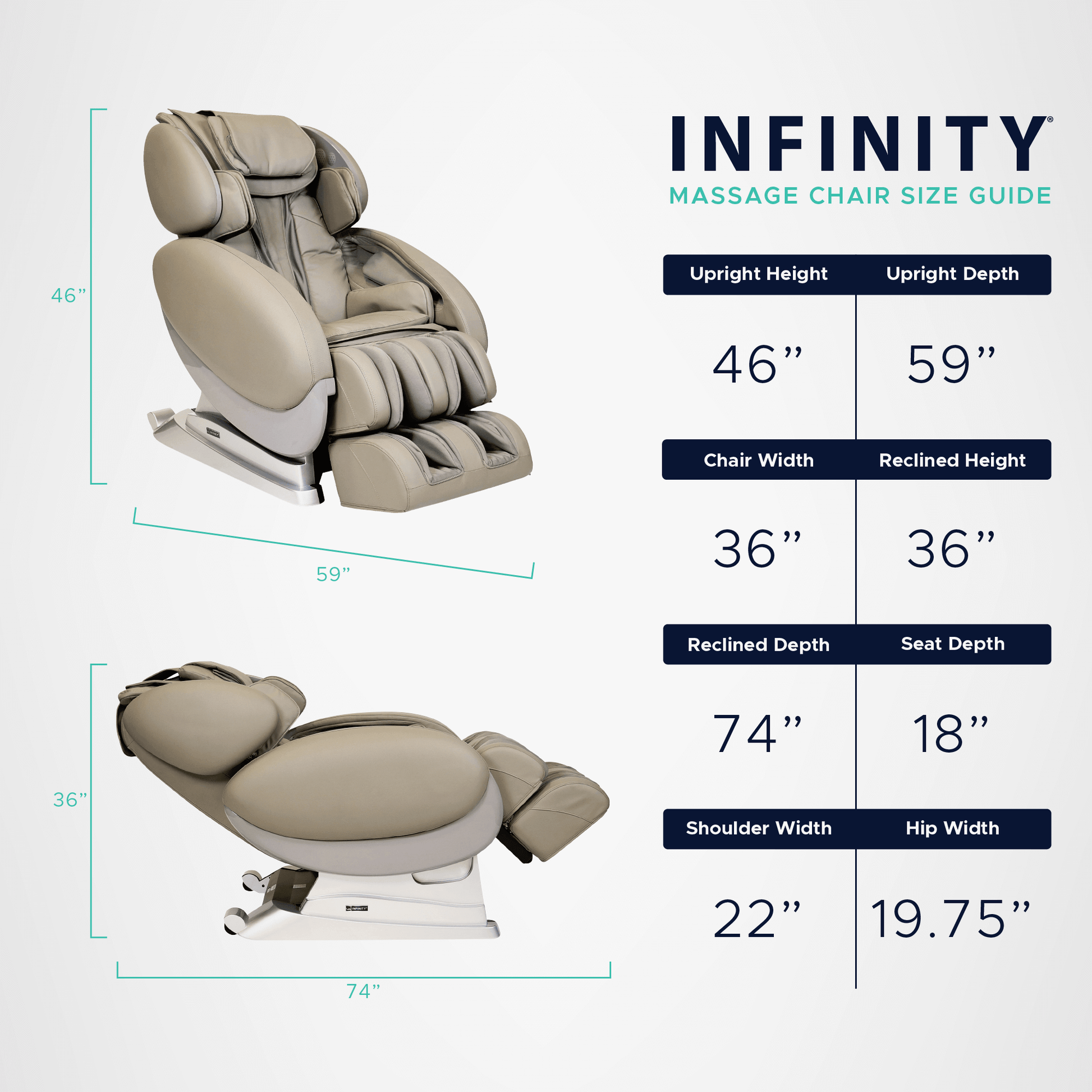 Infinity IT-8500 X3 premium massage chair, Infinity Brand massage Chair CPO, 8500 X3 massage chair certified pre-owned 