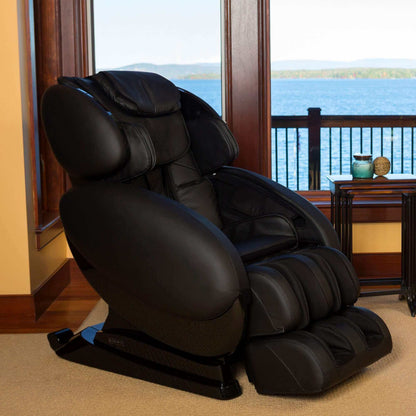 Infinity IT-8500 X3 premium massage chair, Infinity Brand massage Chair CPO, 8500 X3 massage chair certified pre-owned in black