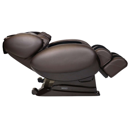 Infinity IT-8500 X3 premium massage chair, Infinity Brand massage Chair CPO, 8500 X3 massage chair certified pre-owned in brown